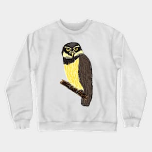 Artwork of a Spectacled Owl I Crewneck Sweatshirt